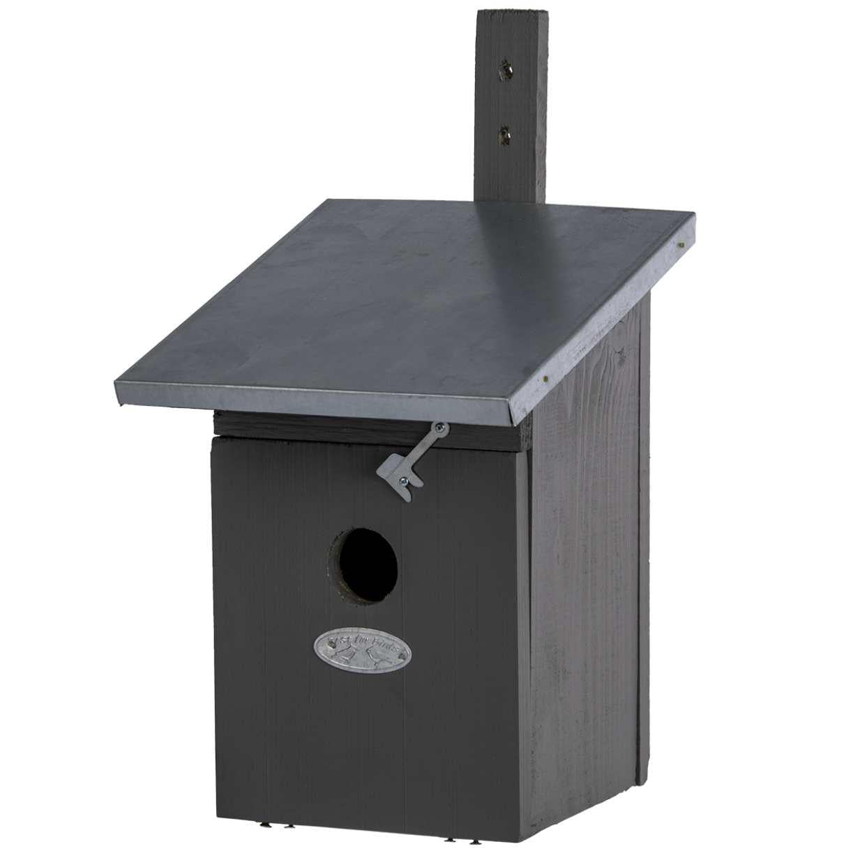 Vogelhaus Kohlmeise - Nistkasten - Grau