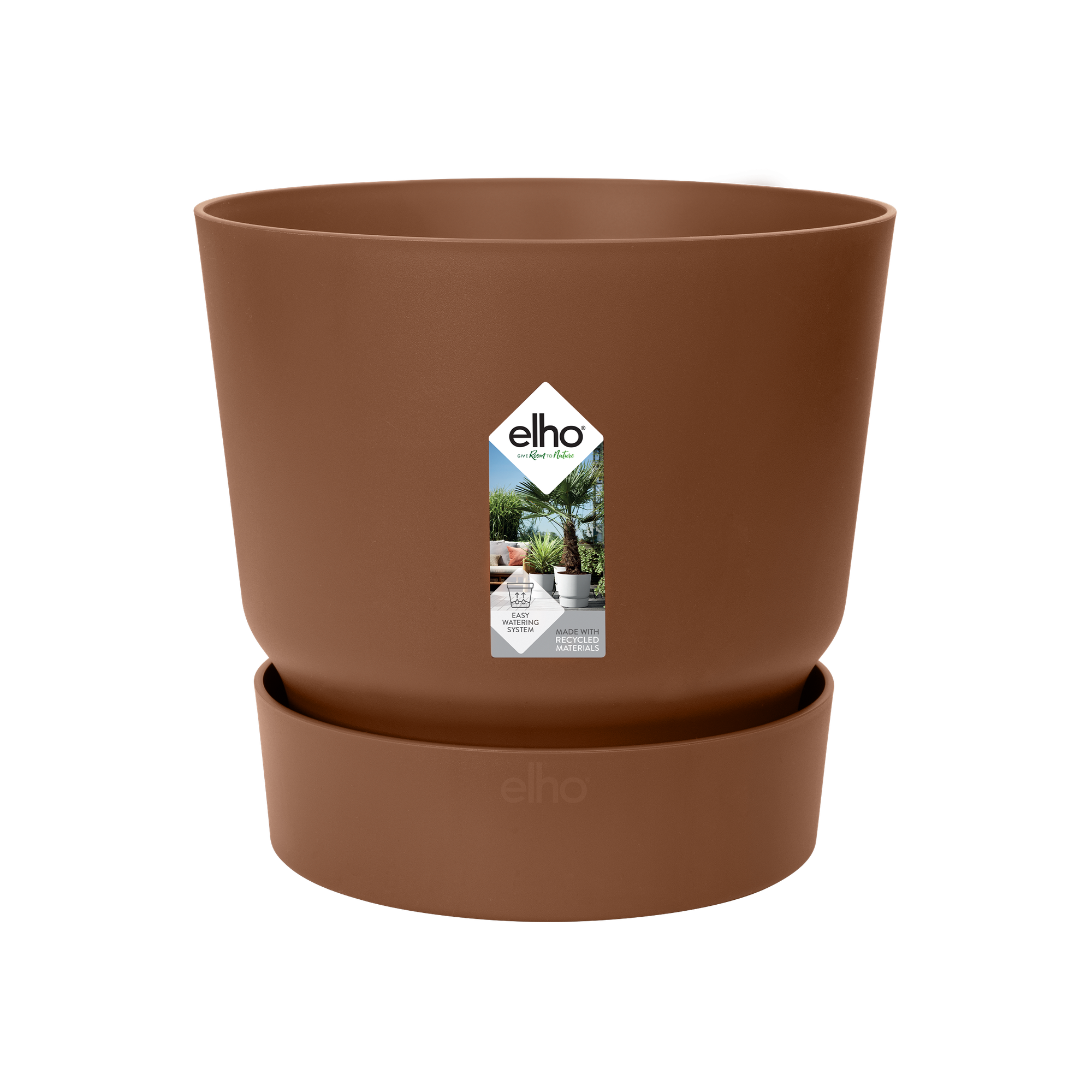 Topf elho Greenville Round braun - D30 x H28