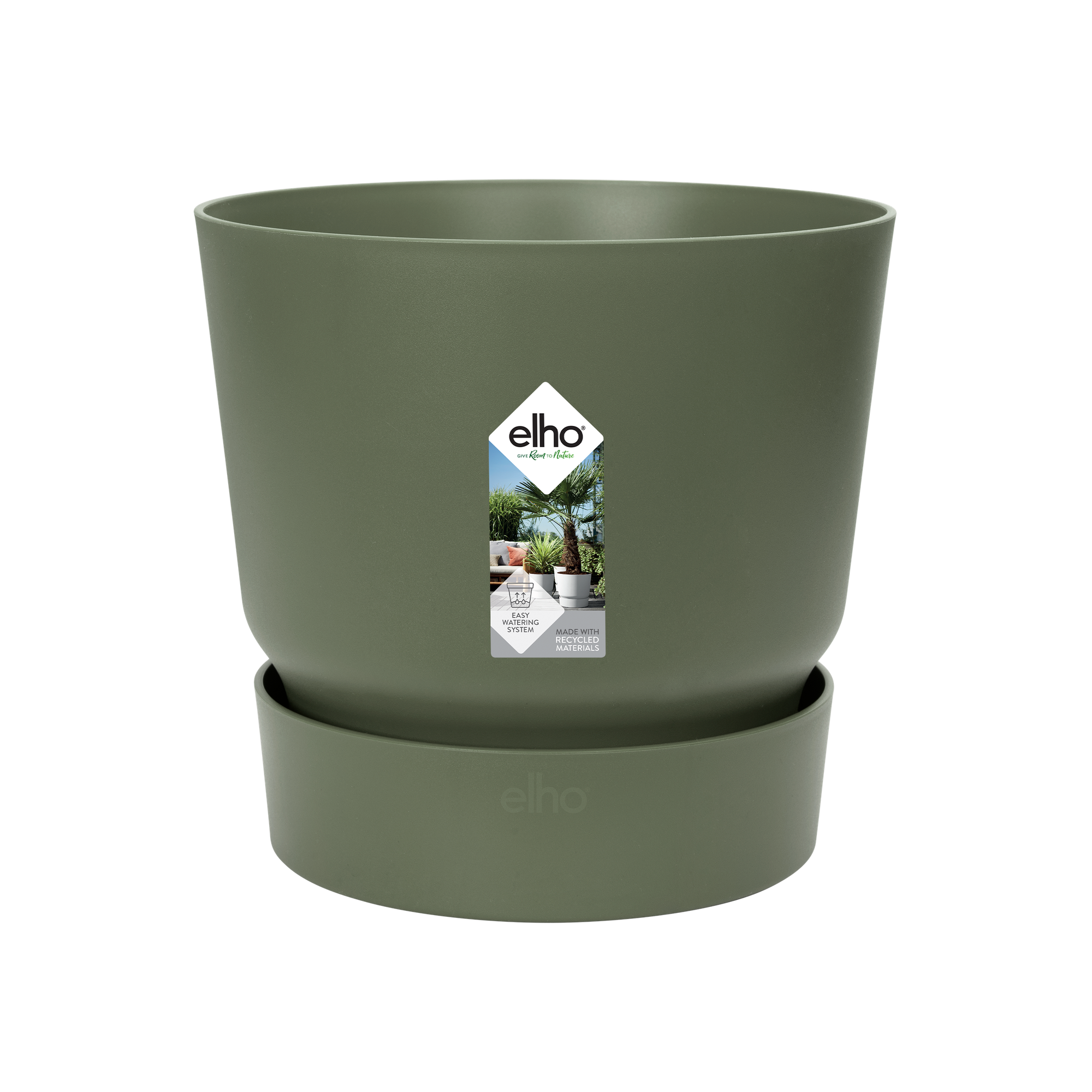 Topf elho Greenville Round grün - D30 x H28
