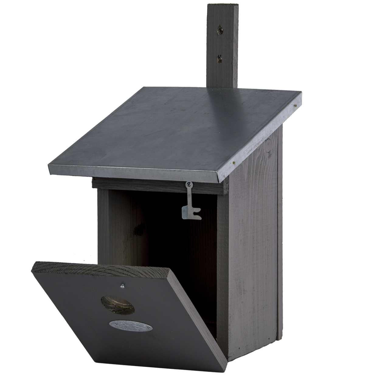 Vogelhaus Kohlmeise - Nistkasten - Grau
