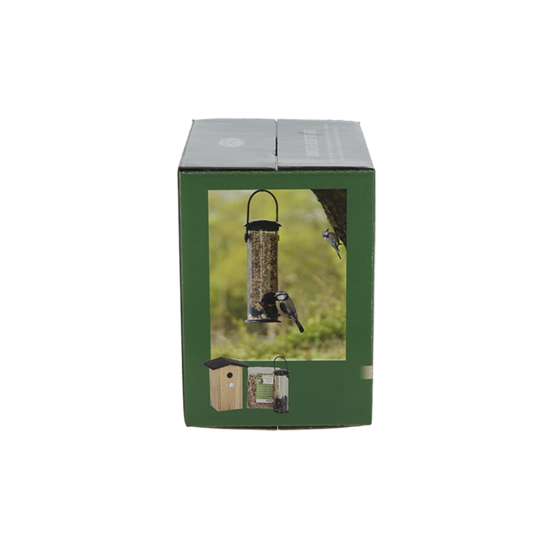 Blaumeisen-Paket - Vogelhäuschen und Vogelfutter - Gartenzubehör