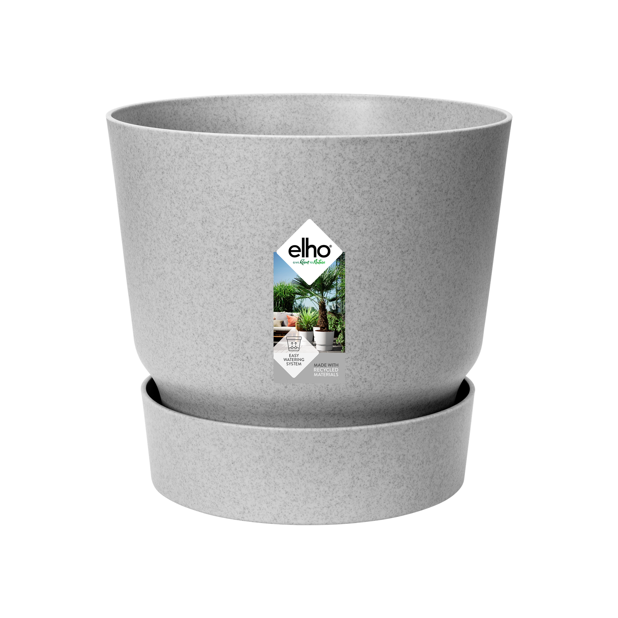 Topf elho Greenville Round grau - D24 x H23
