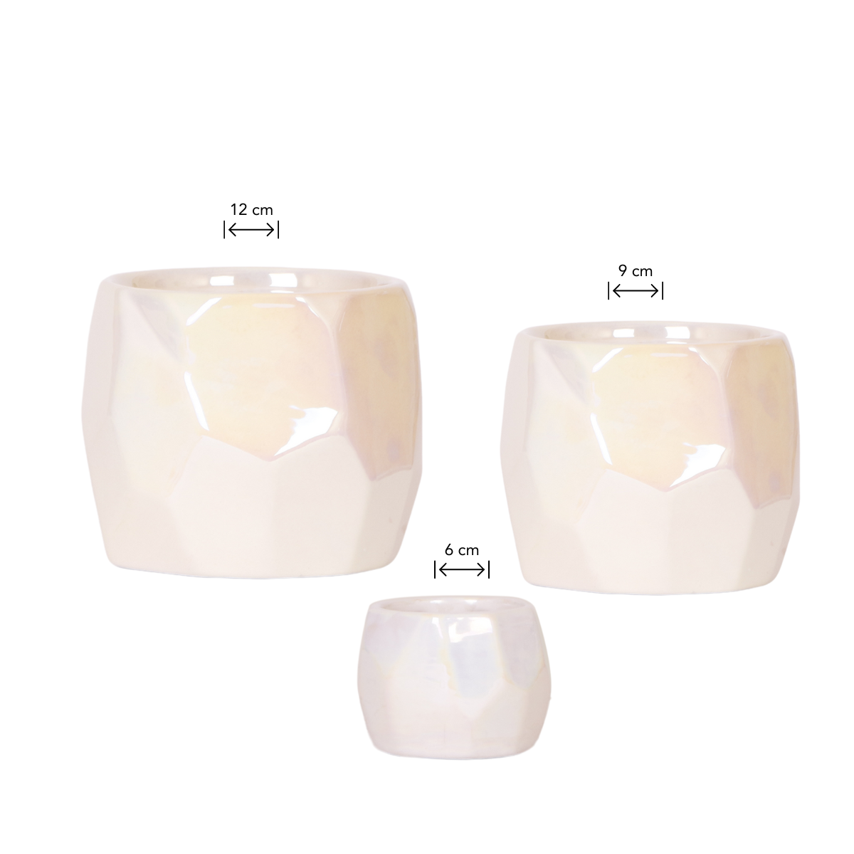 Pearl Travertin Töpfe