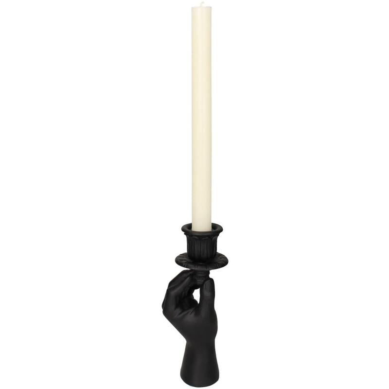 Kerzenständer - Hand Schwarz - ↑ 20 cm