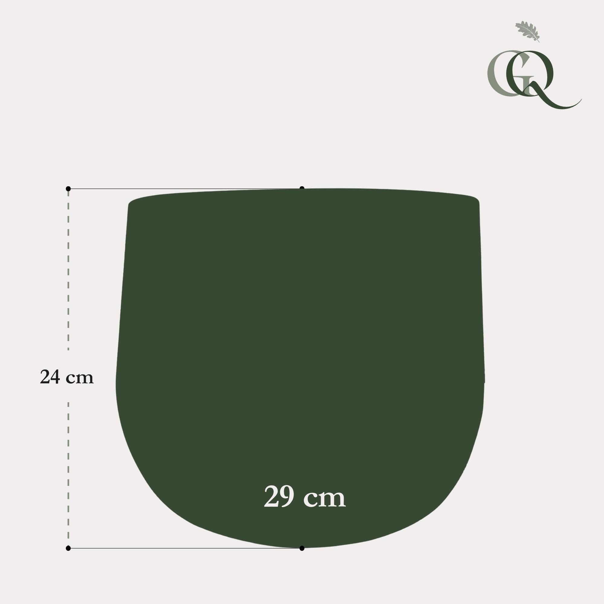 Kupfertopf -Elisa vintage green - M - H24 W29
