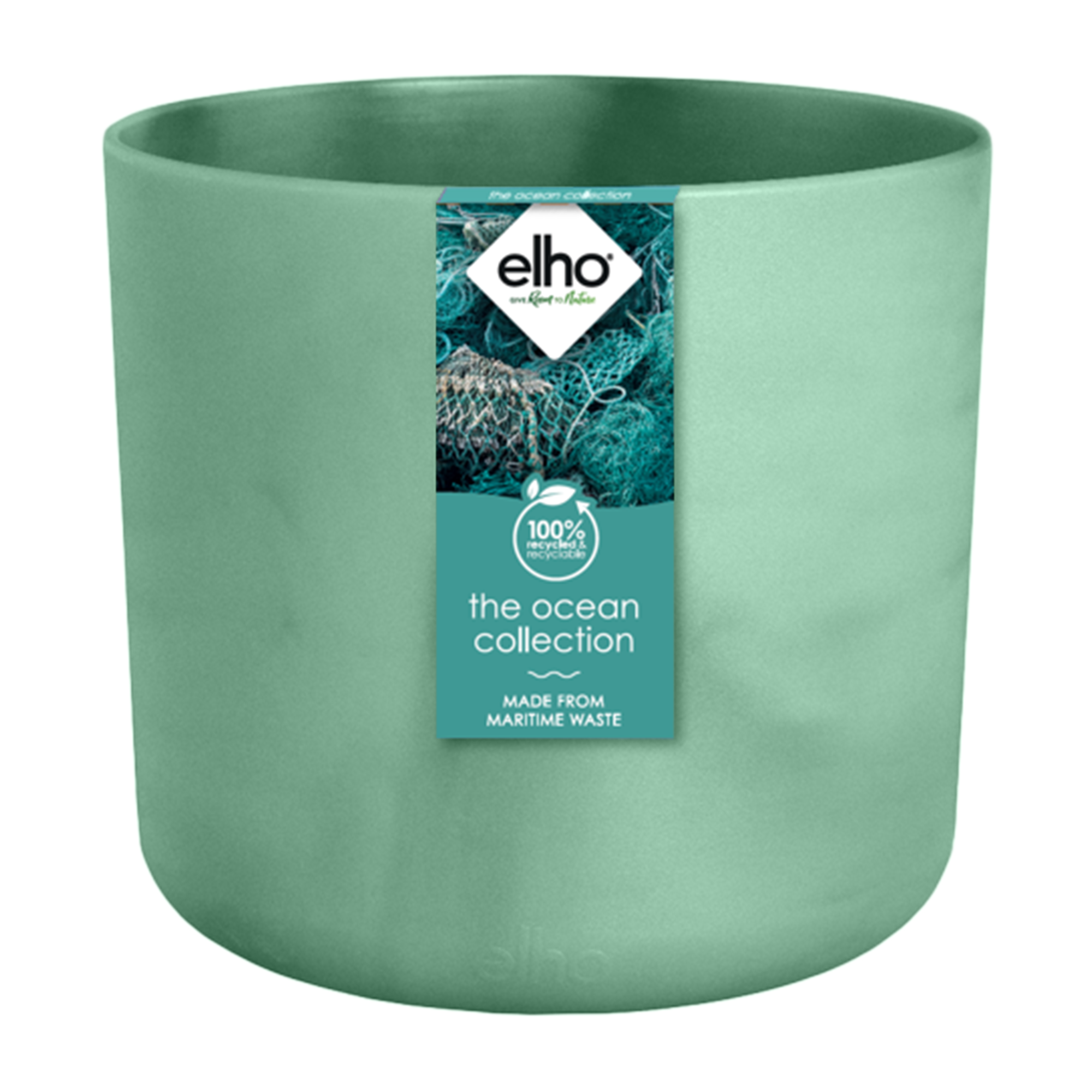 Topf Elho Ocean Round pacific green - D14 x H13