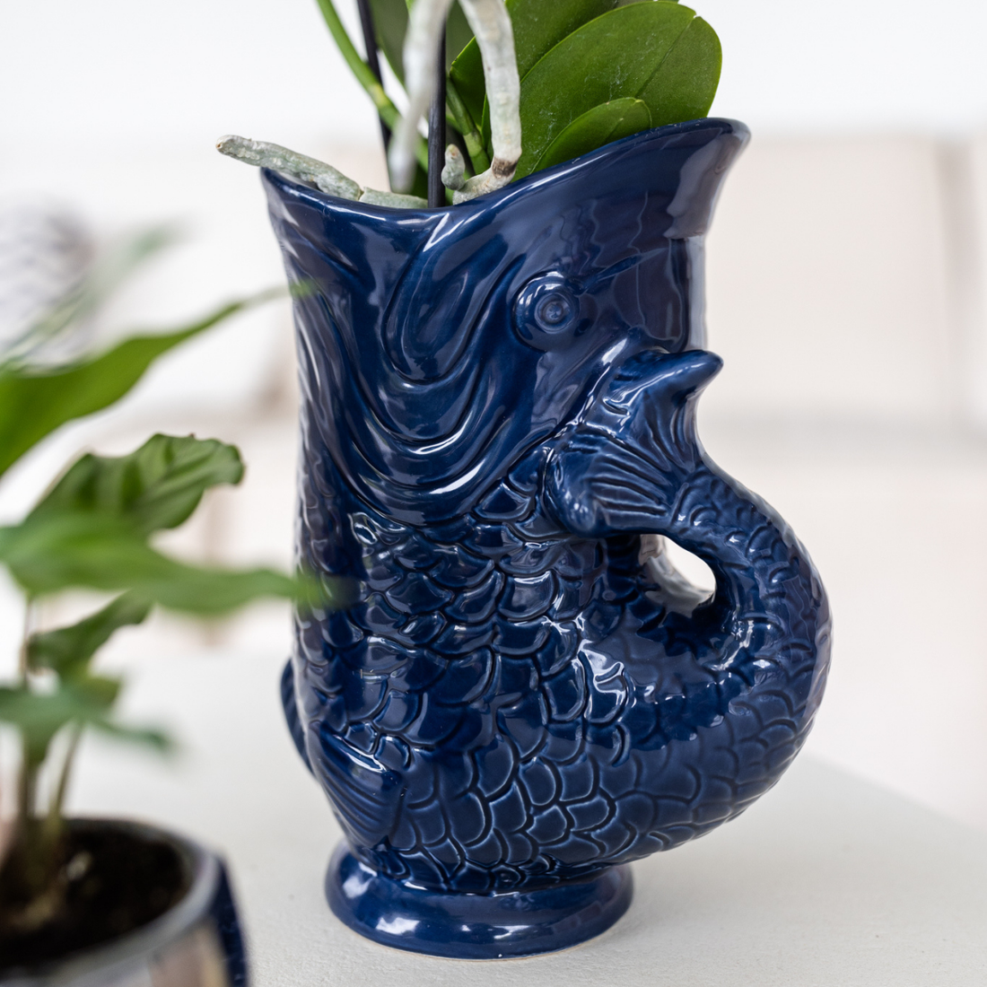 Fisch  - Blau - Ø9cm