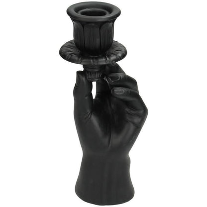 Kerzenständer - Hand Schwarz - ↑ 20 cm