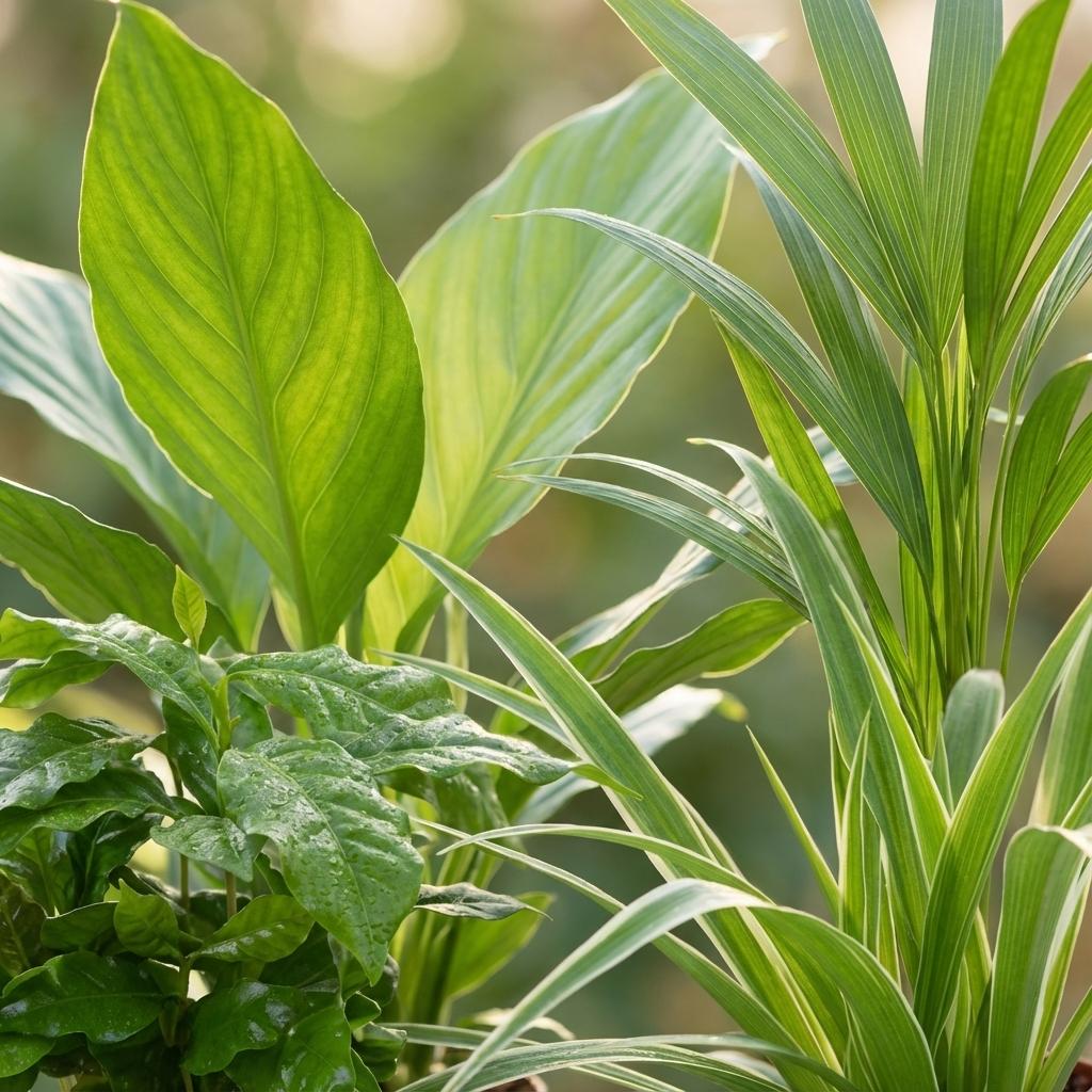 Luftreinigende Zimmerpflanzen - Ø 12 cm - Höhe: 30-40 cm
