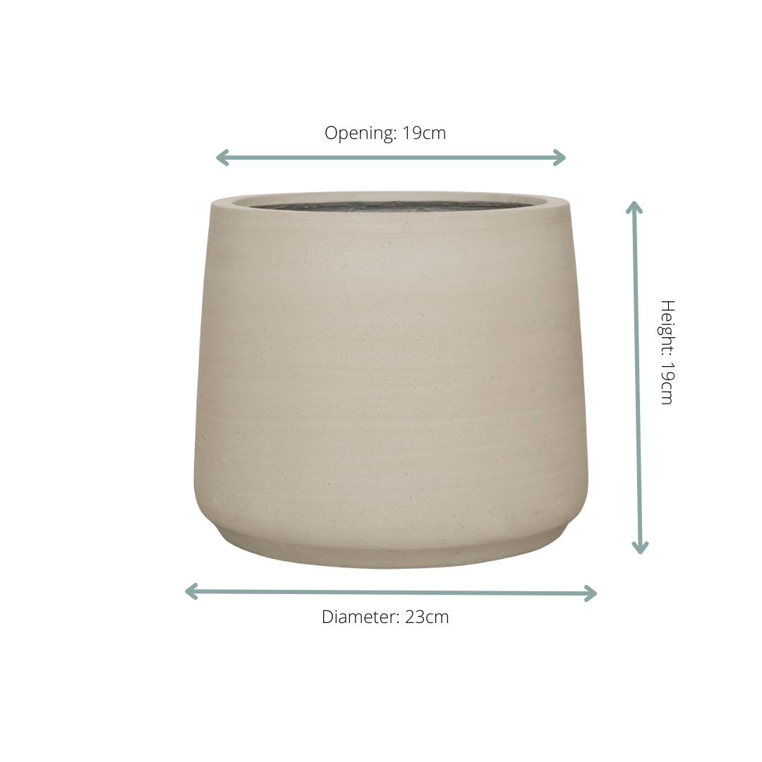 Topf Jumbo Patt Beige Washed verschiedene Größen