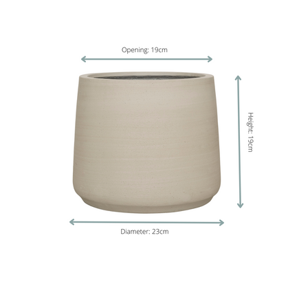 Topf Jumbo Patt Beige Washed verschiedene Größen