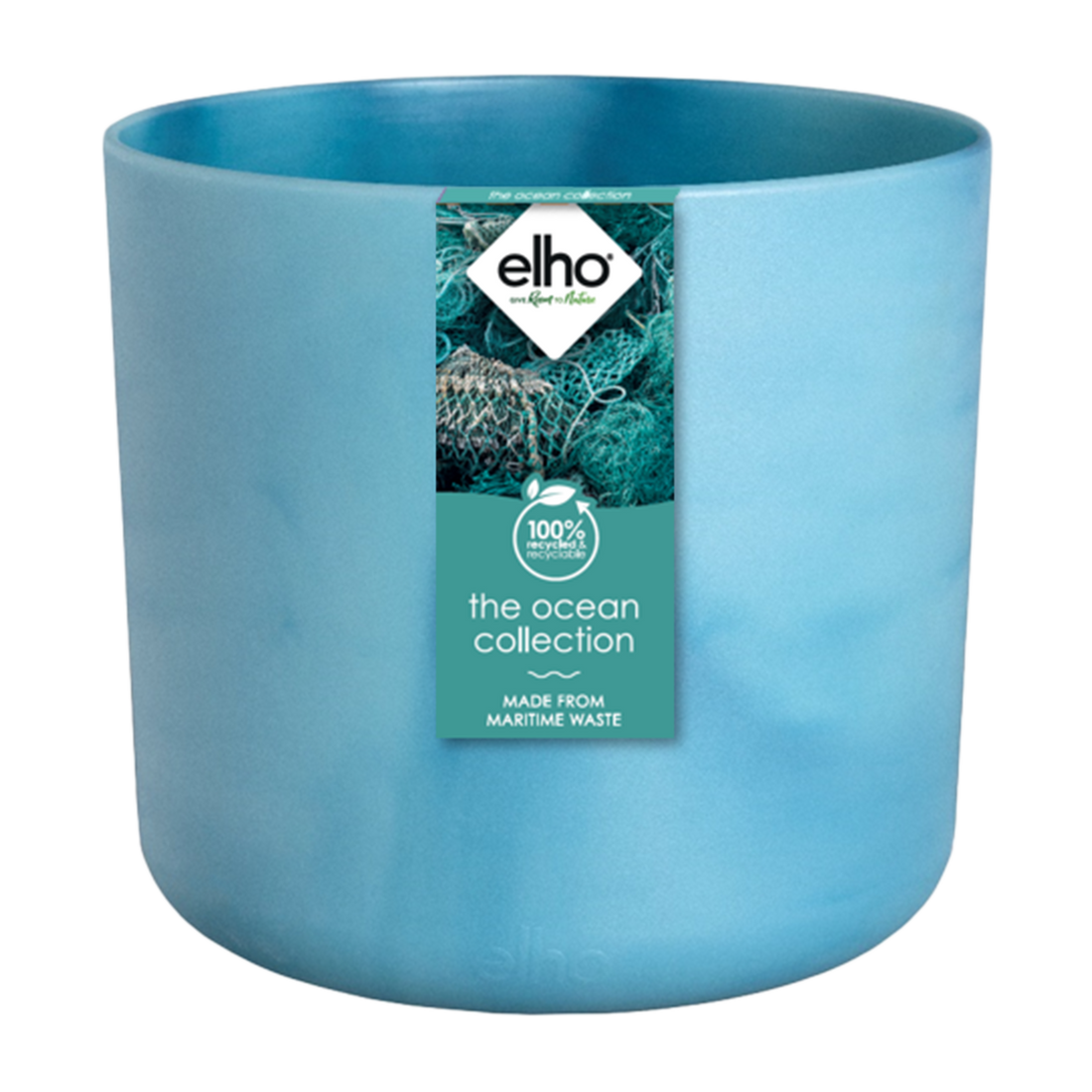 Topf Elho Ocean Round atlantic blue - D22 x H20