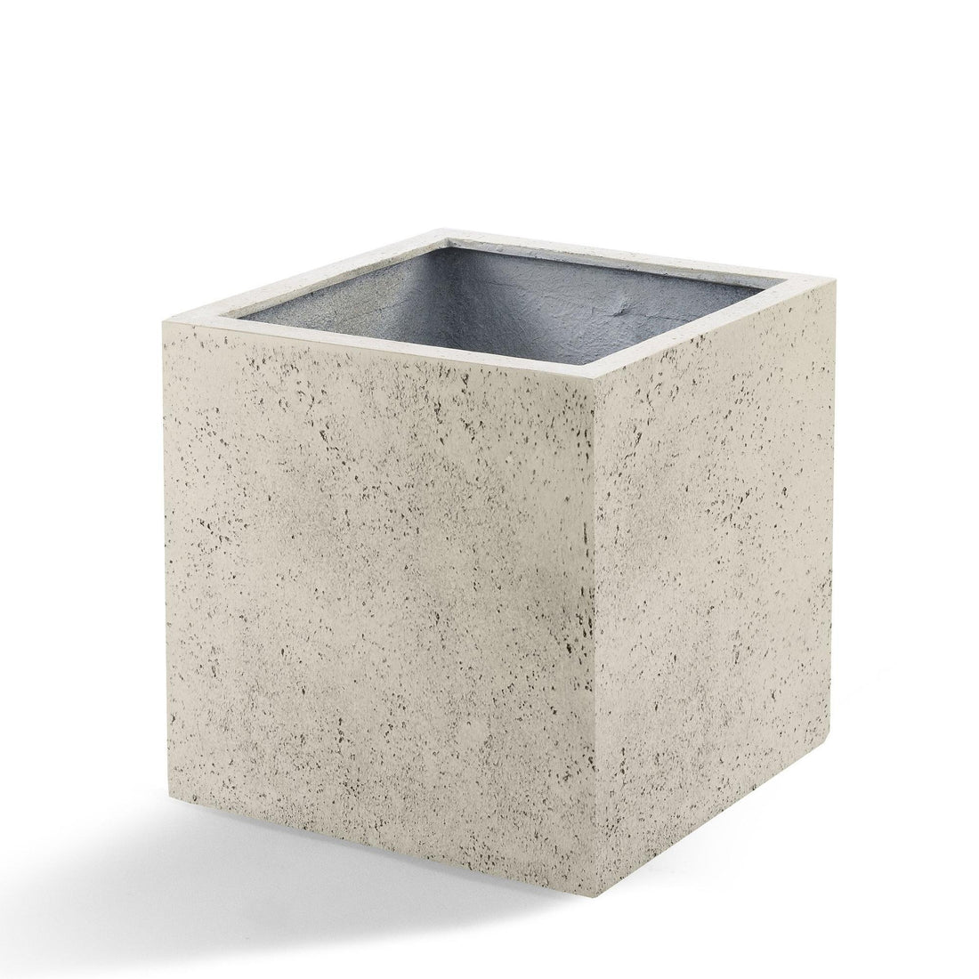 Topf Grigio Cube Antique White - D60x H60