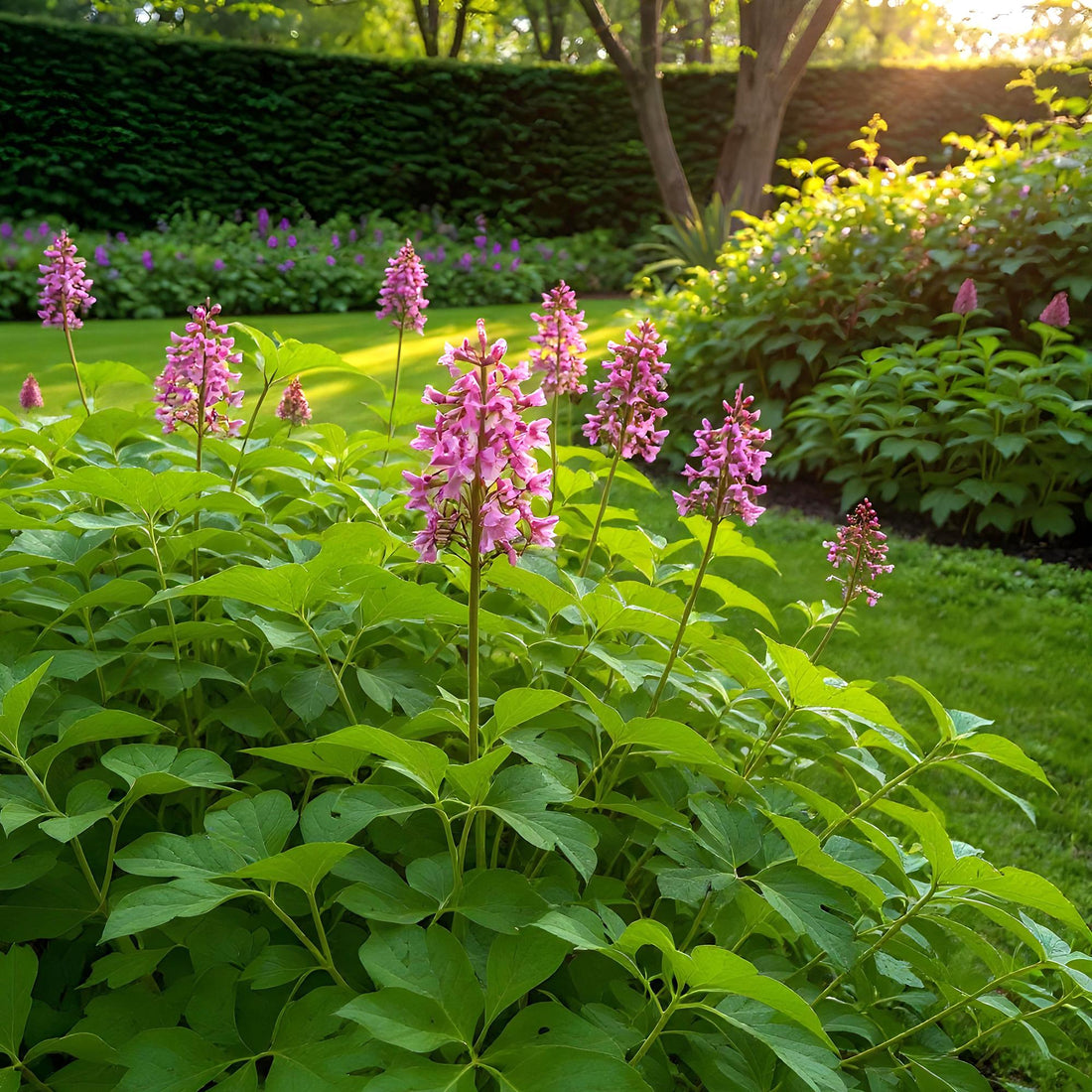 Blumenzwiebeln Corydalis Beth Evans | 20 Stück Weiß &amp; Lila – Zwiebelgröße 6/7 – XXL Pack