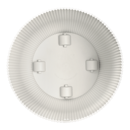 Topf elho Vibes Fold Round weiß - mit Rollen - D35 x H33