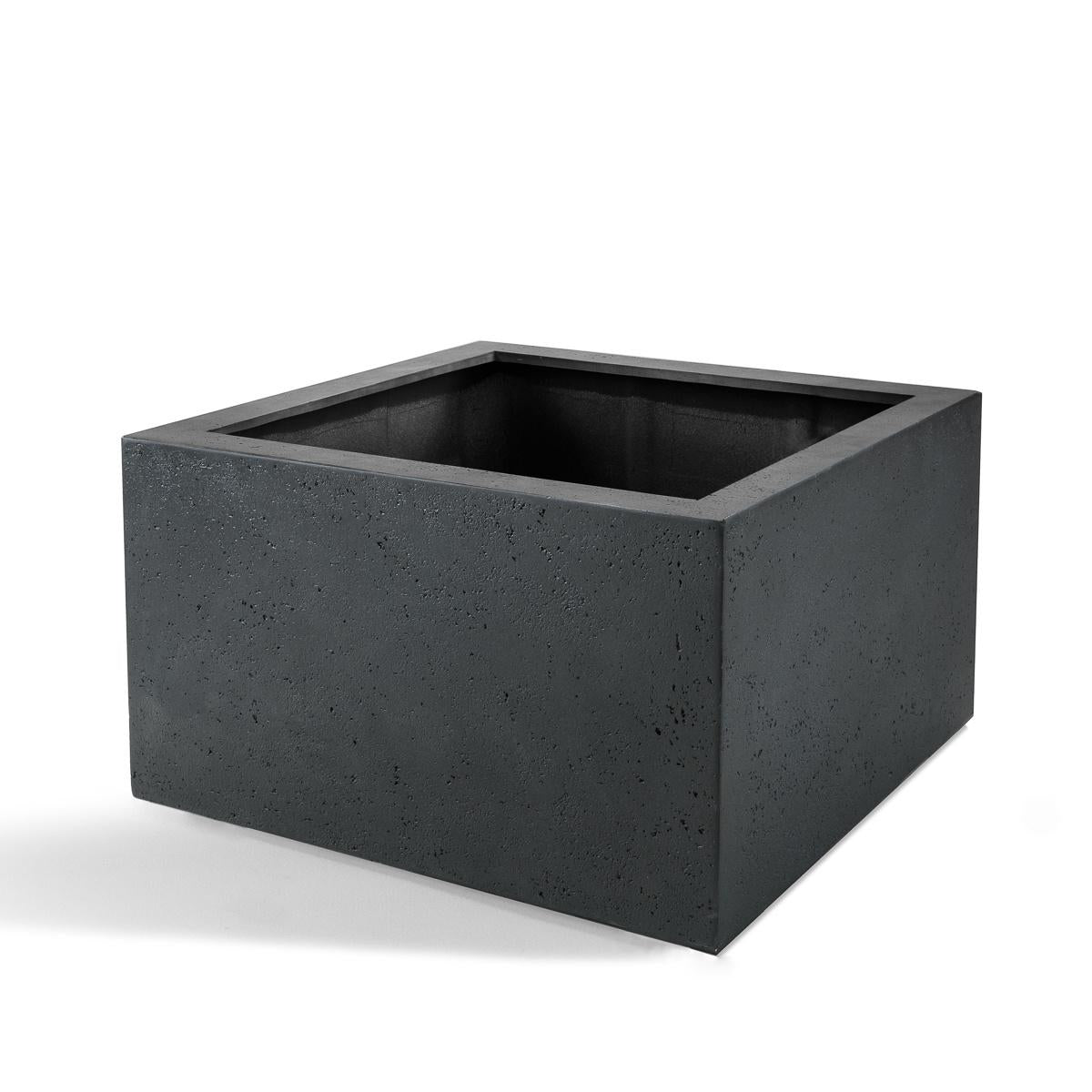 Topf Grigio Low Cube Antraciet - D60 x H40