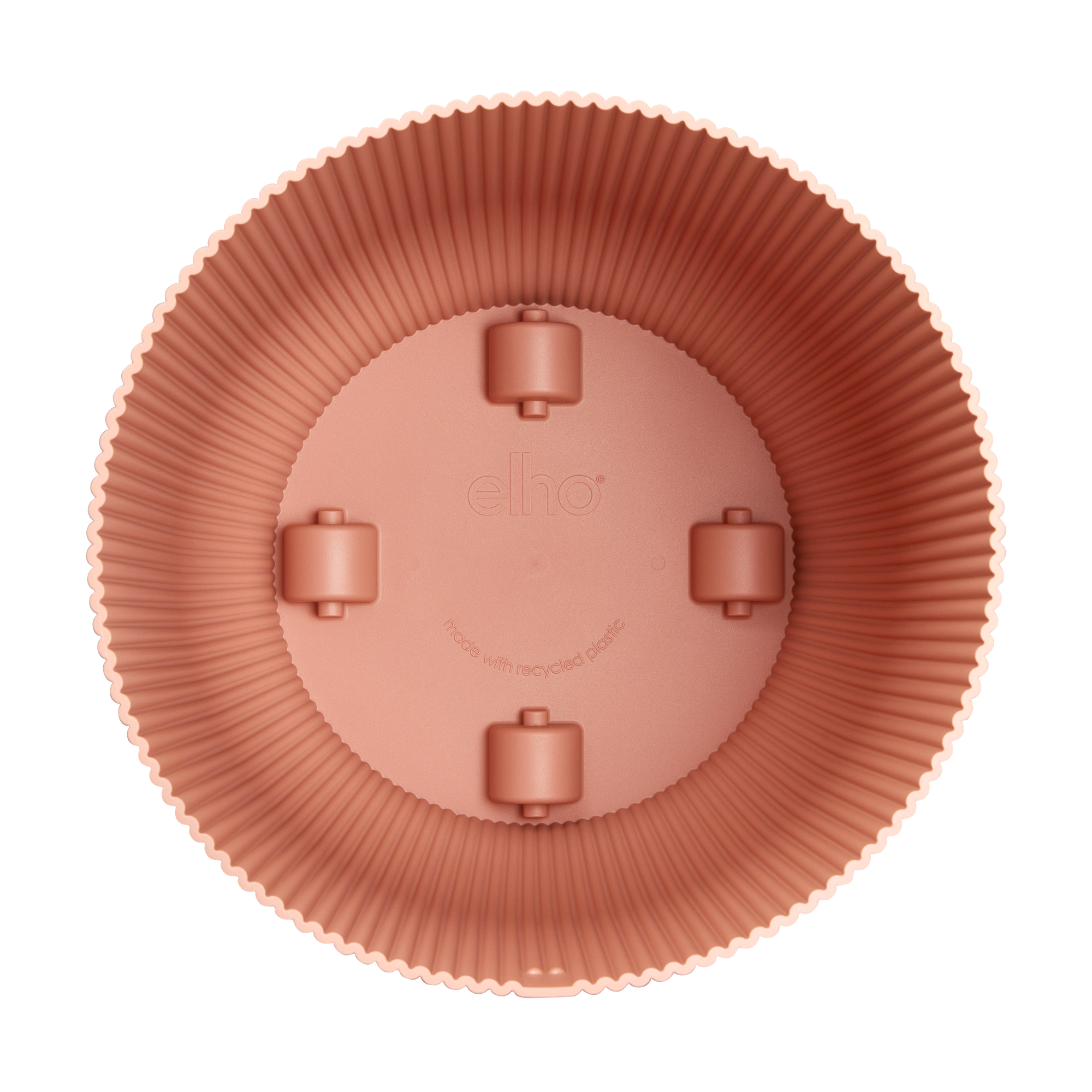 Topf elho Vibes Fold Round roee - mit Rollen - D35 x H33