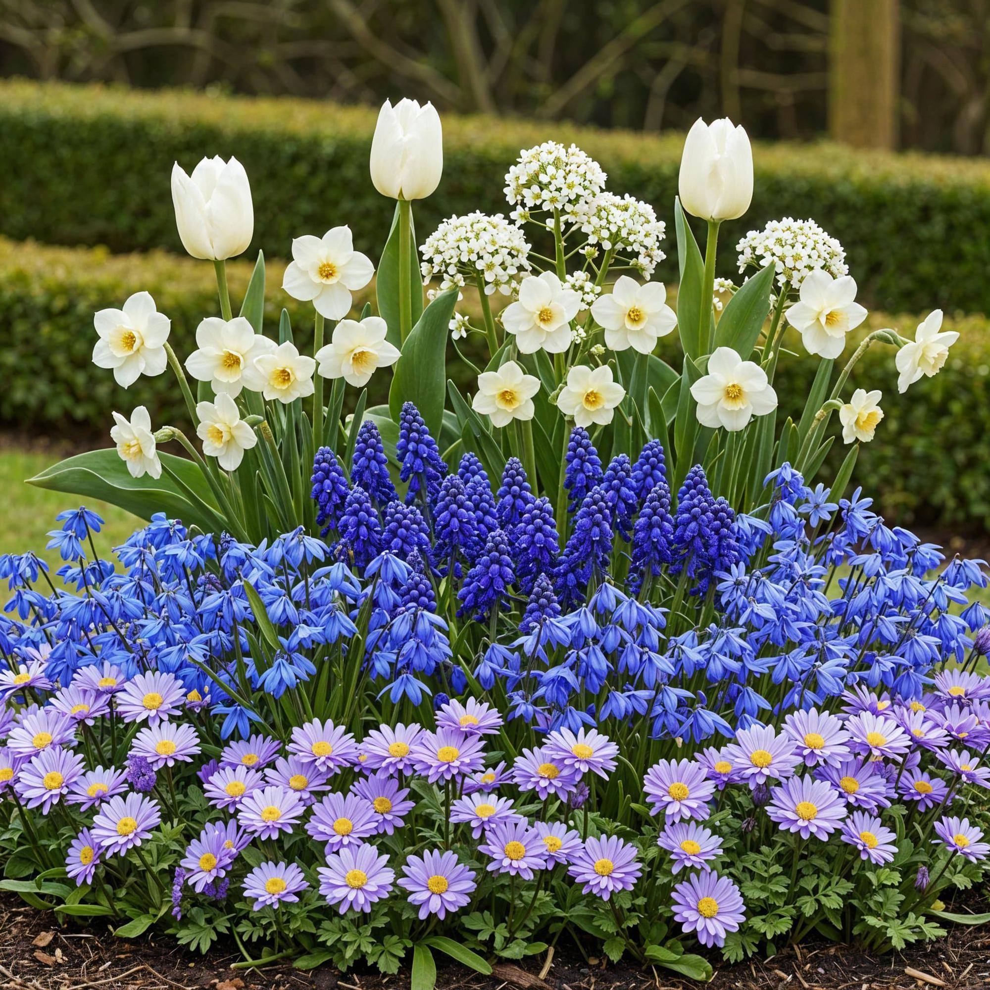 Blumenzwiebeln Bulb Garden Blue Mix | 125 Stück Blautöne – Geschenkverpackung