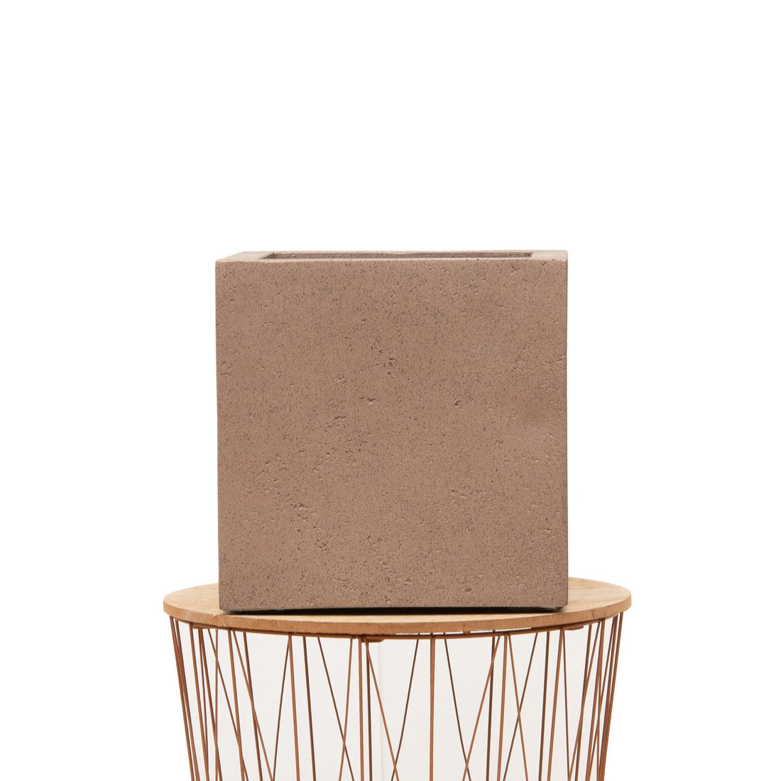 Topf Grigio Cube Bronze - D50 x H50