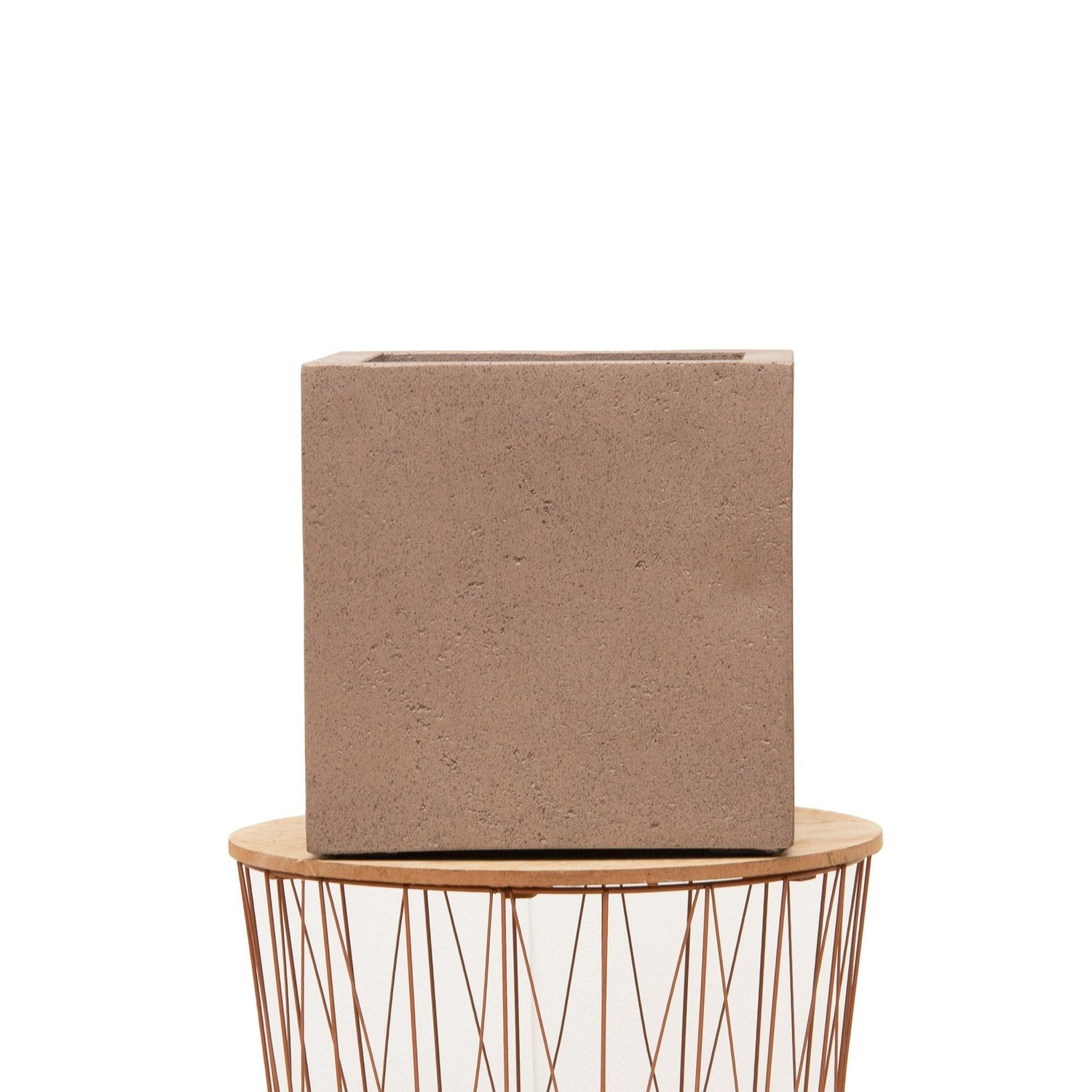 Topf Grigio Cube Bronze - D50 x H50