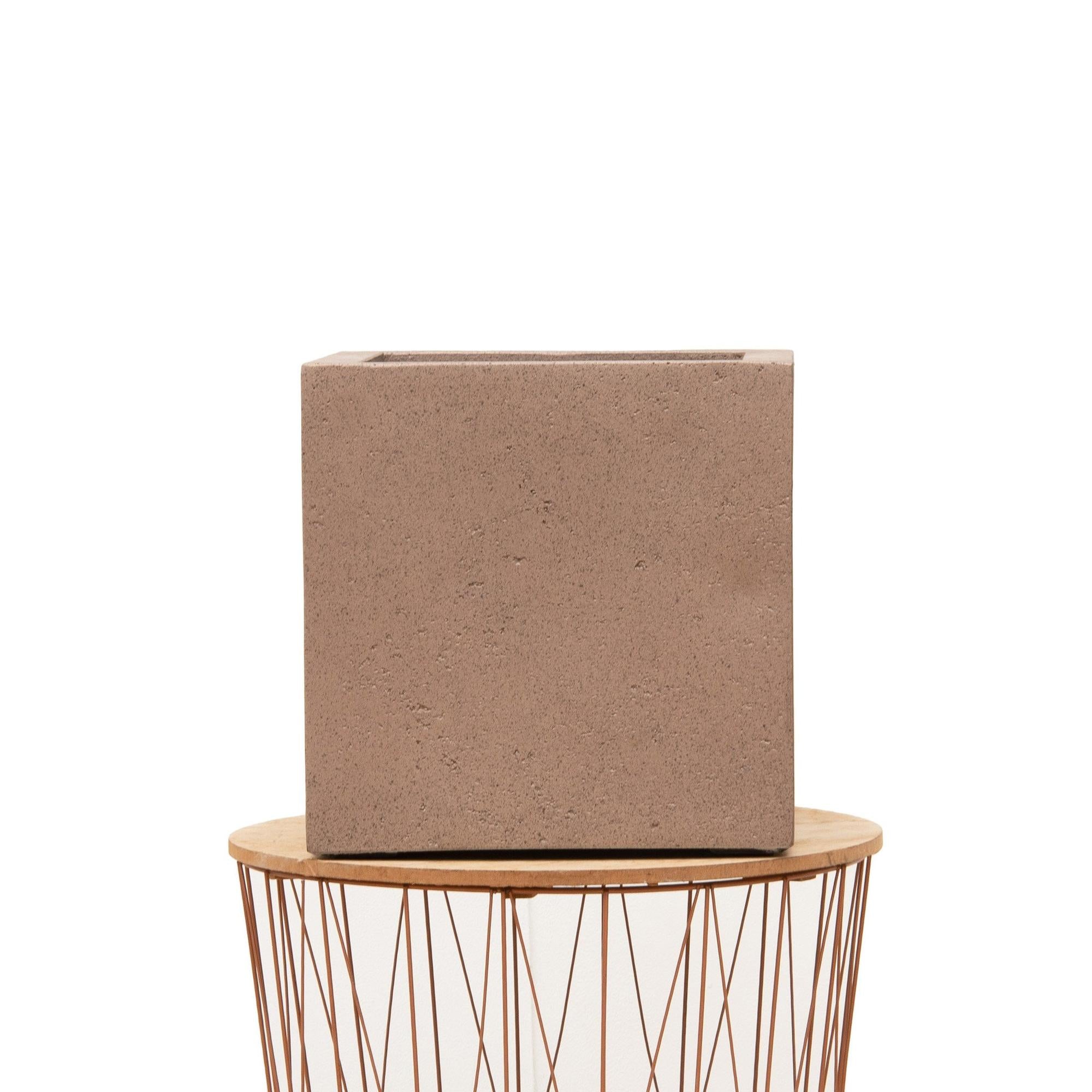 Topf Grigio Cube Bronze - D50 x H50
