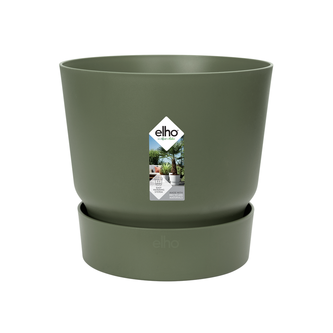 Topf elho Greenville Round grün - D30 x H28