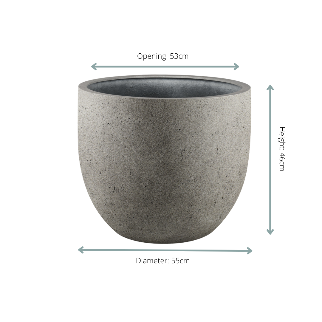 Topf Grigio New Egg Natural Concrete - D55 x H46