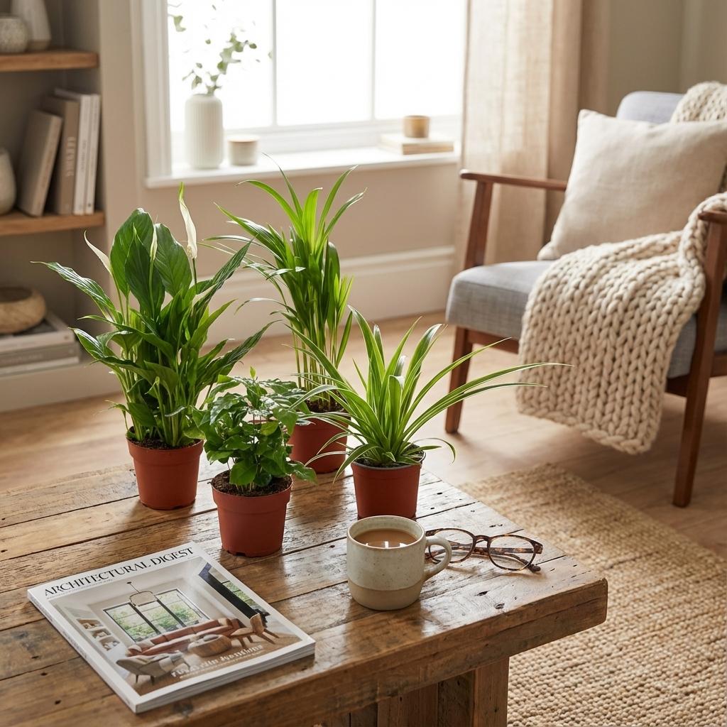 Luftreinigende Zimmerpflanzen - Ø 12 cm - Höhe: 30-40 cm