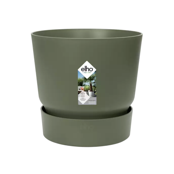 Elho greenvile round leaf green - D20cm