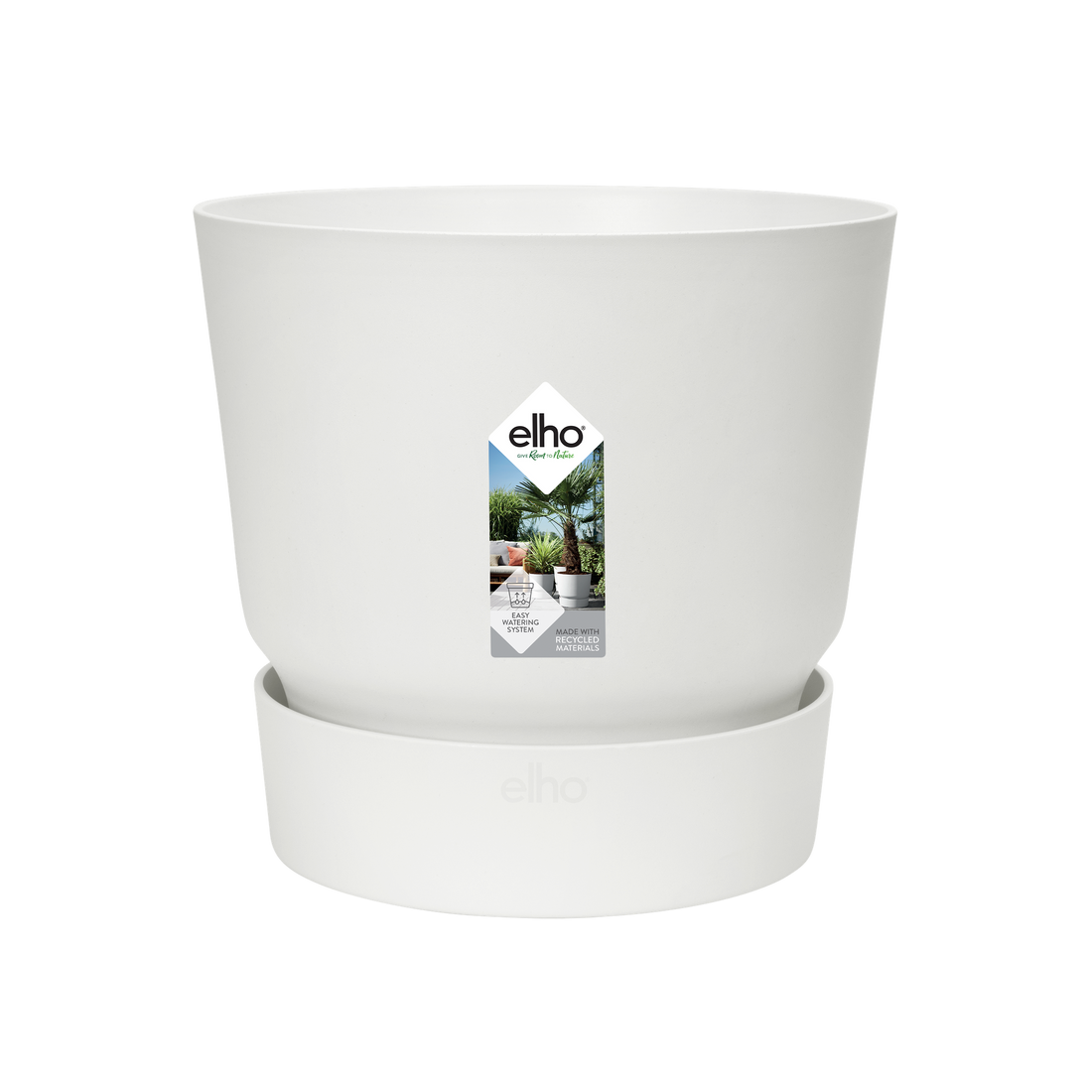 Topf elho Greenville Round weiß - D30 x H28