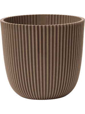 Capi Pot Nature Groove Taupe  - D25cm