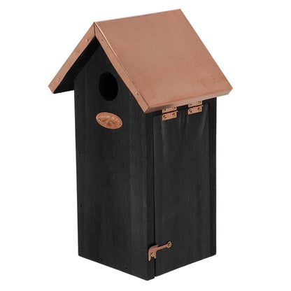 Vogelhaus Kohlmeise Schwarzkupfer | Nistkasten für Meisen – wetterfest &amp; dekorativ