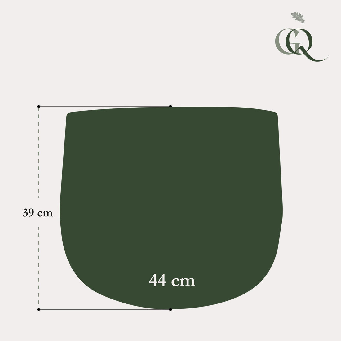 Kupfertopf -Elisa vintage green - XL - H39 W44