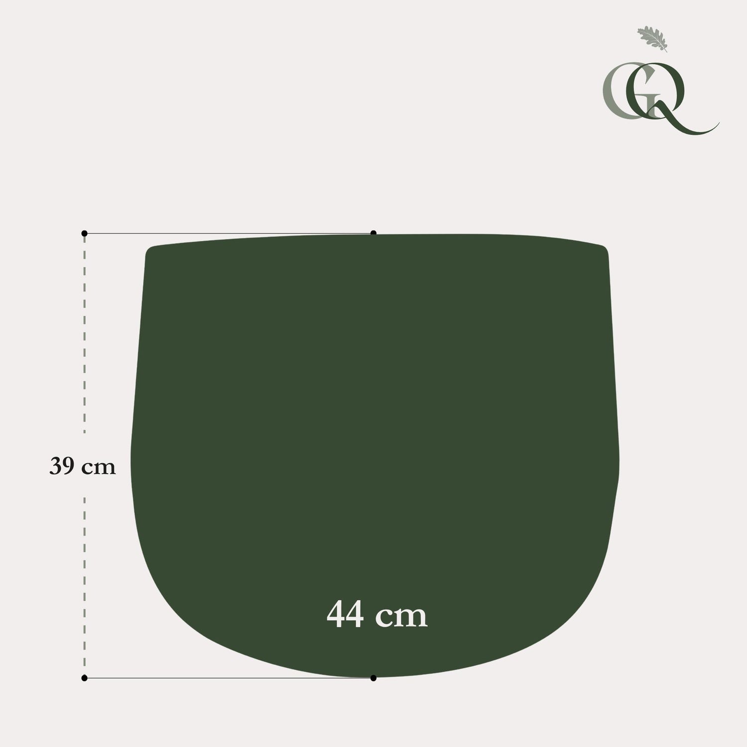 Kupfertopf -Elisa vintage green - XL - H39 W44