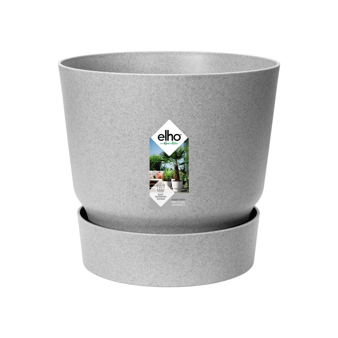 Topf elho Greenville Round grau - D24 x H23