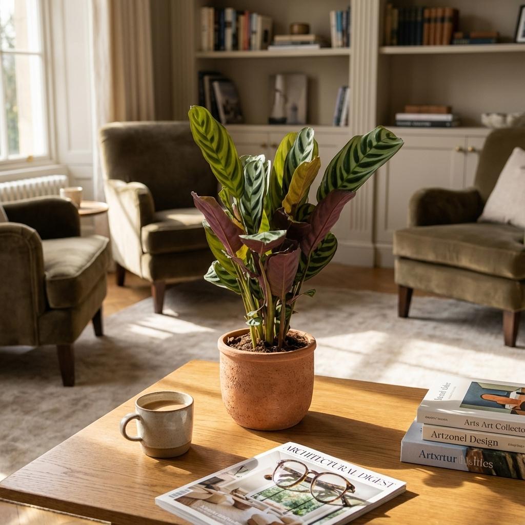 Ctenathe Burle-Marxii - Ø 14 cm - Höhe: 35 - 40 cm