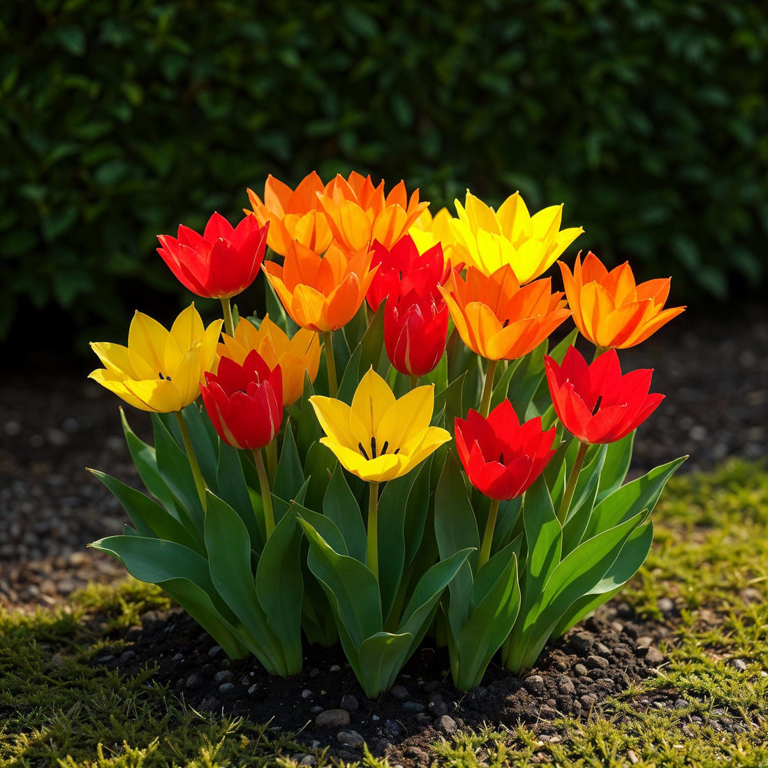Tulpe Praestans Mix - Verschiedene Farben - 25 Stück - Zwiebelgröße 8/9 - XXL Pack