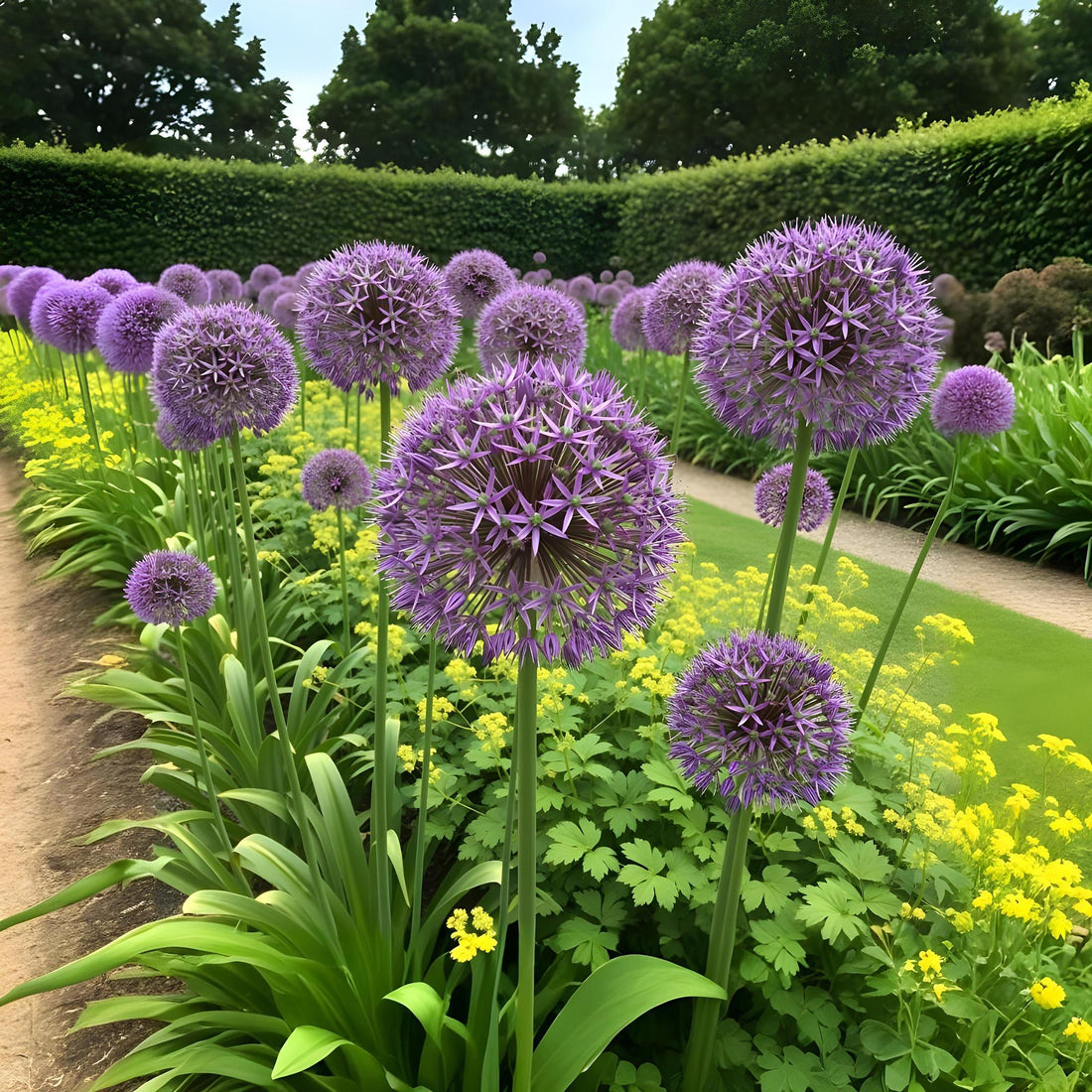 Blumenzwiebeln Allium Christophii | 15 Stück Lila – Zwiebelgröße 10/12 – XXL Pack
