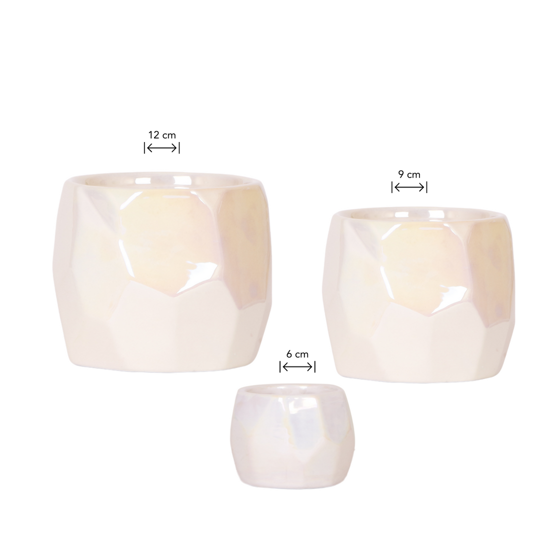 Pearl Travertin Töpfe