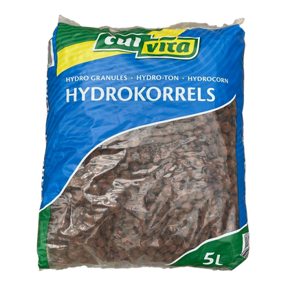Hydrokorrels – 8–16 mm – 5 Liter – Hochwertige Tongranulat Drainage &amp; Dekoration für Zimmerpflanzen