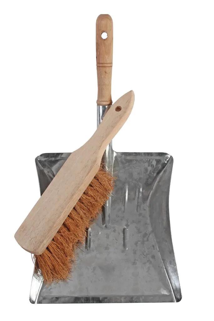 Kehrblech mit Handfeger | Reinigungs-Set für Haus, Balkon &amp; Garten – robust &amp; kompakt