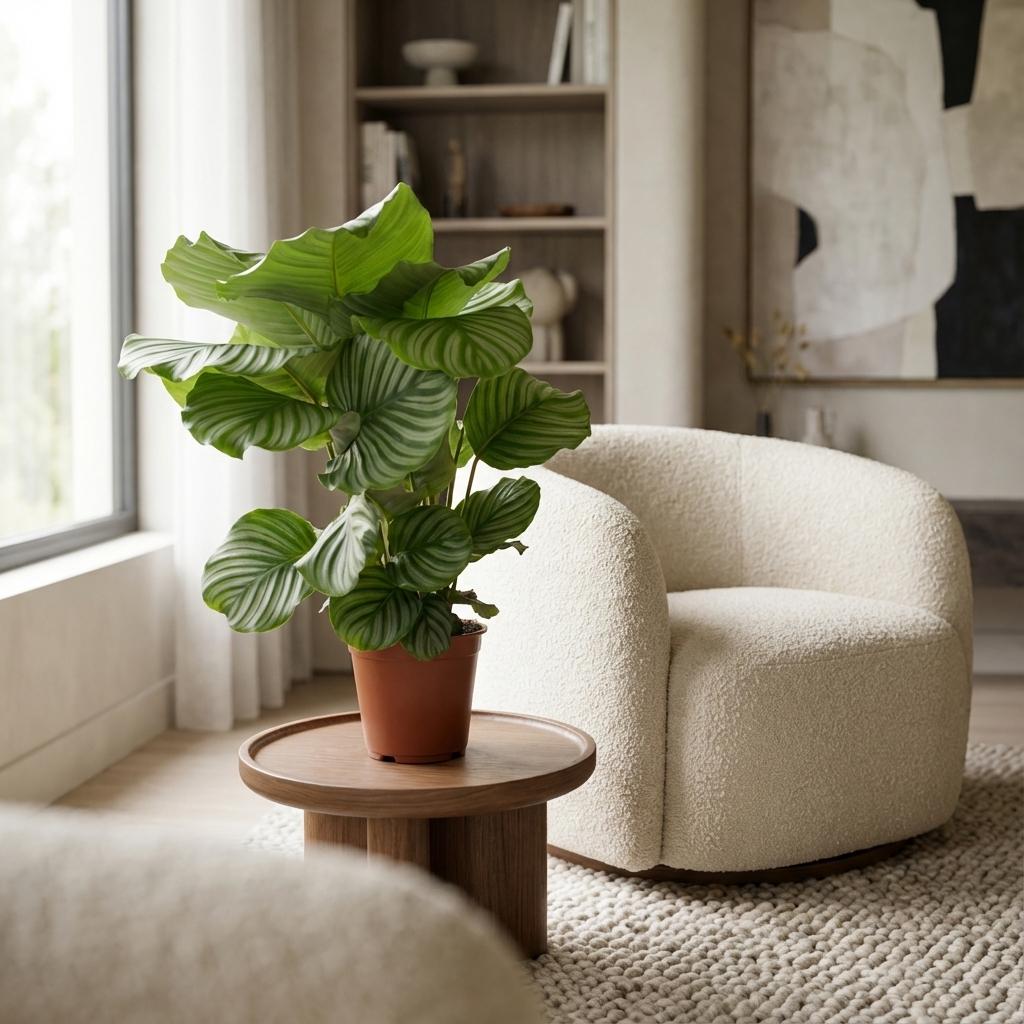 Calathea Orbifolia - Ø 19 cm - Höhe: 60cm