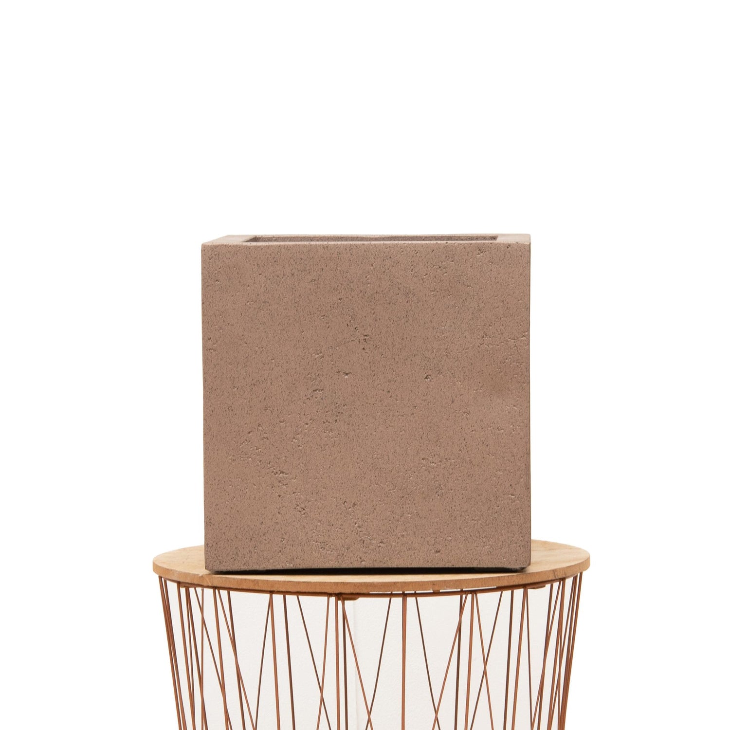 Topf Grigio Cube Bronze - D40 x H40