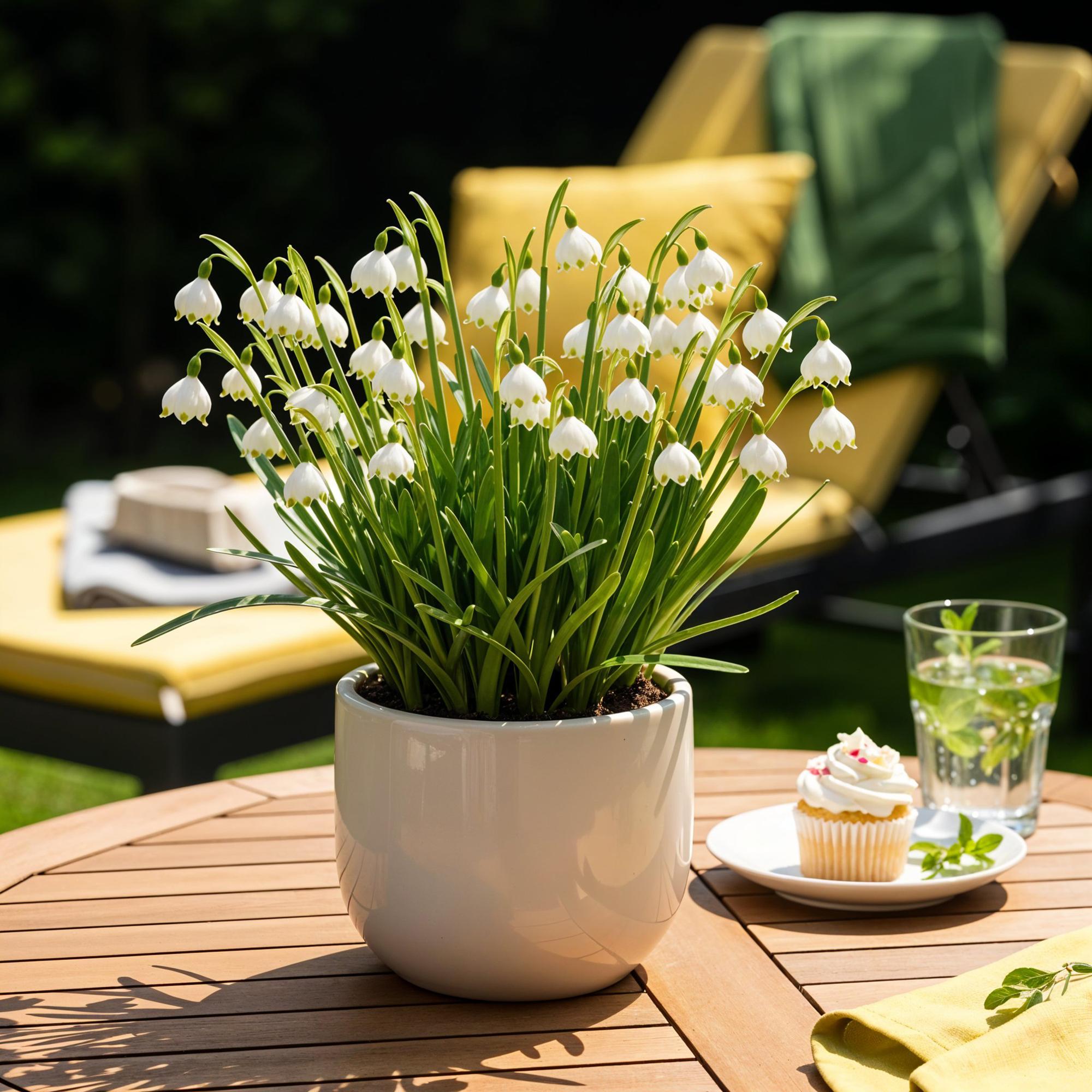 Blumenzwiebeln Leucojum Aestivum | 20 Stück Weiß – Zwiebelgröße 8/9 – XXL Pack