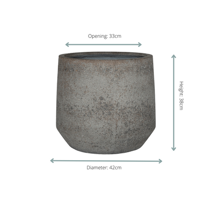 Pot Harith Dioriet Grey in verschiedenen Größen