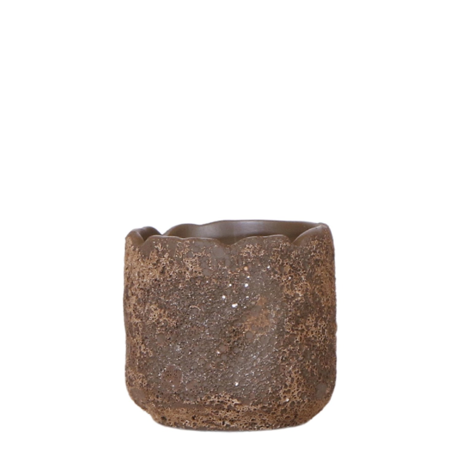 Moon Dekotopf  - Brown - Ø6cm