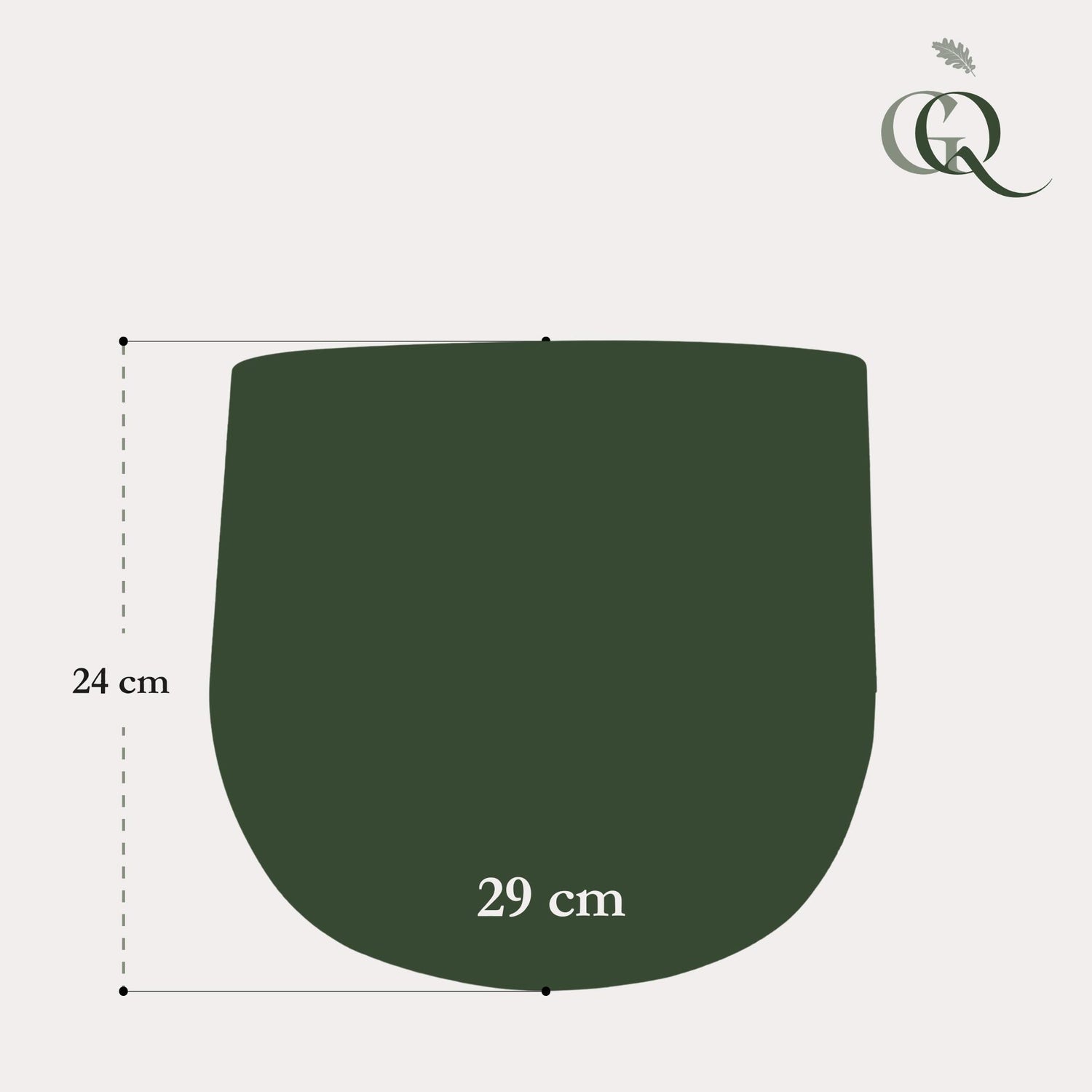 Kupfertopf -Elisa vintage green - M - H24 W29