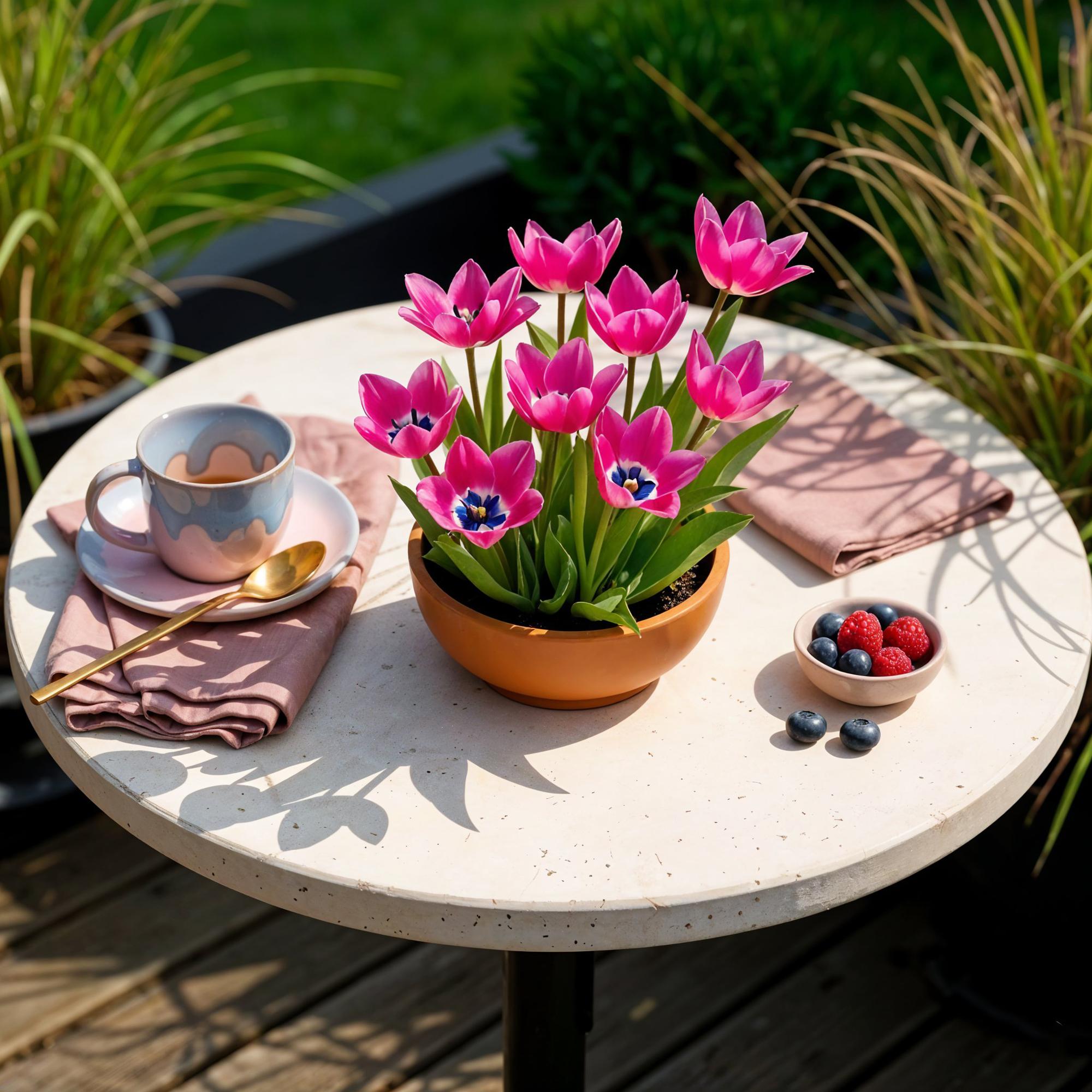 Blumenzwiebeln Tulpe Little Beauty | 25 Stück Dunkelrosa – Zwiebelgröße 6/7 – XXL Pack