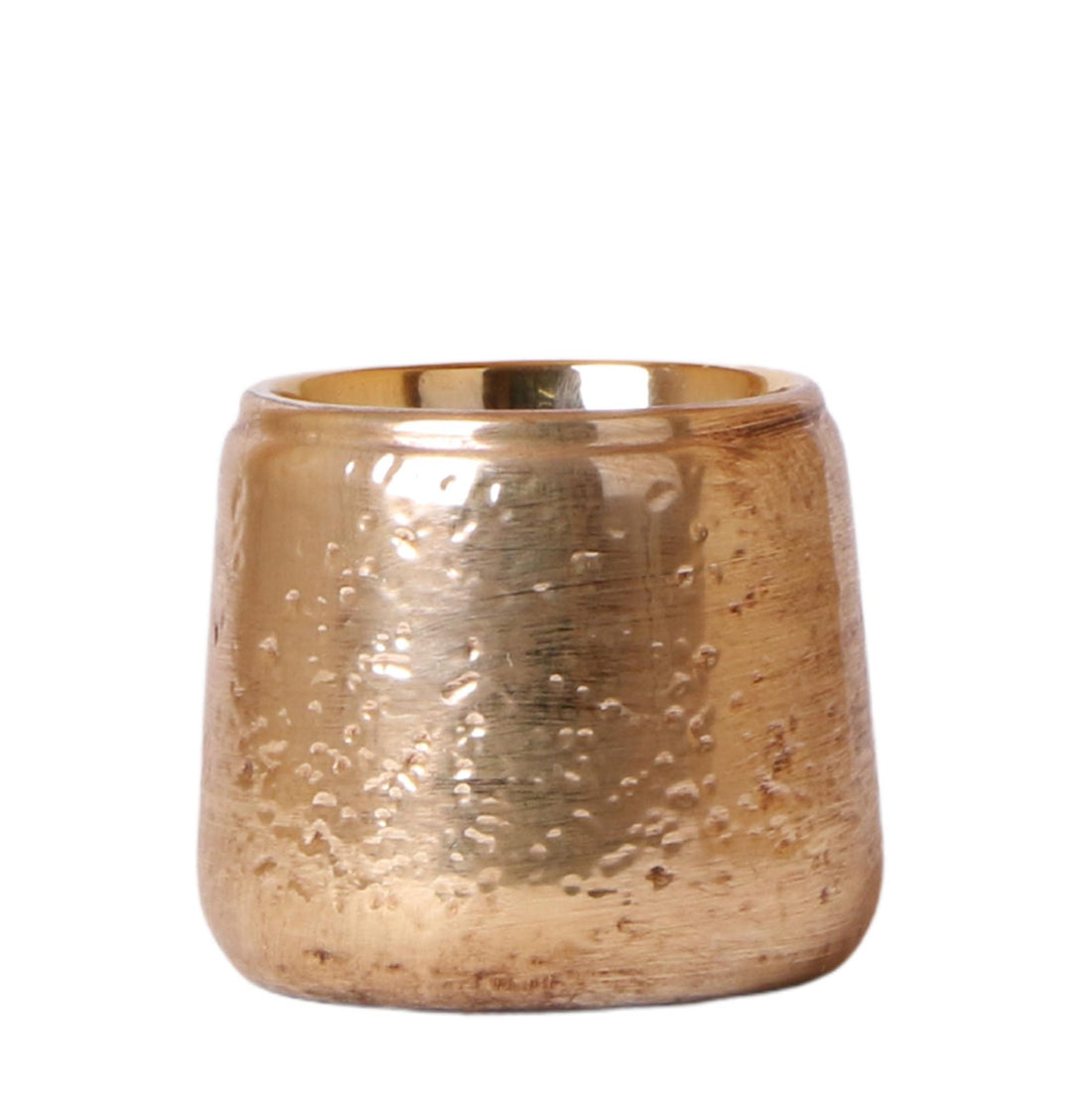 Luxuriöser Blumentopf - Goldener Keramiktopf - Ø9cm