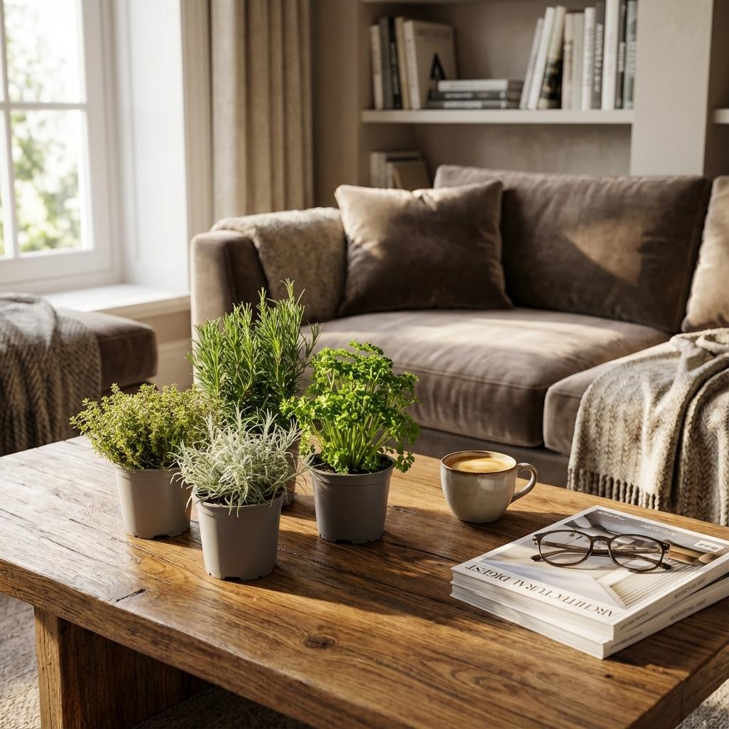 Italienische Kräutermischung - 4 Stück - Ø 12 cm - Höhe: 12-15 cm